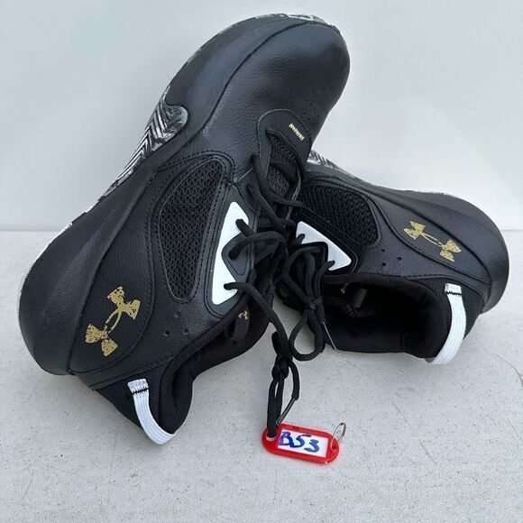 Under Armour Men's Lockdown 6 Basketball Shoe US 11 Black - Picture 1 of 8